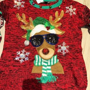 Christmas Ugly Reindeer Sweater